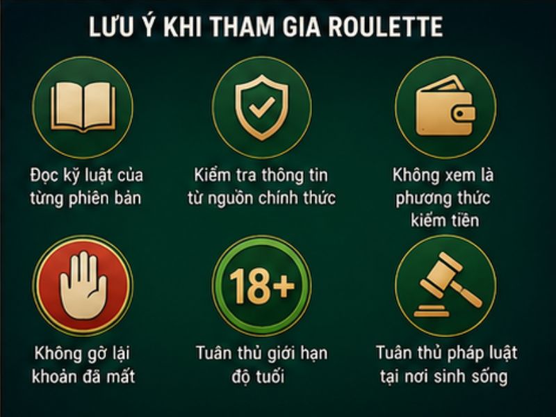 Những Lưu Ý Khi Tìm Hiểu Roulette