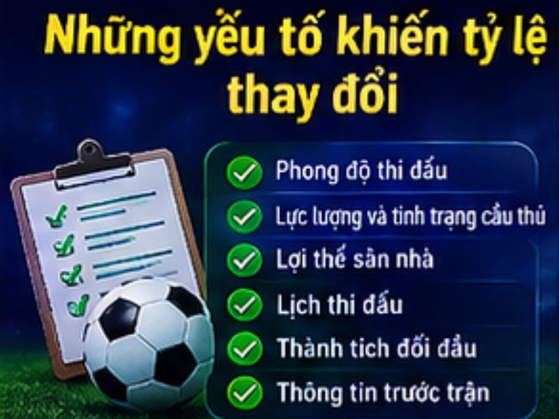 Những Yếu Tố Có Thể Khiến Tỷ Lệ Thay Đổi