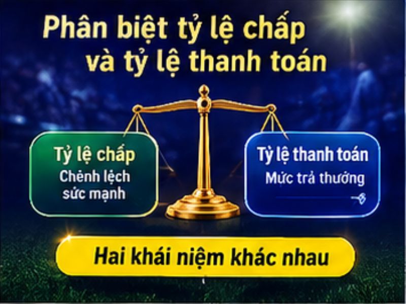 Phân Biệt Tỷ Lệ Chấp Và Tỷ Lệ Thanh Toán