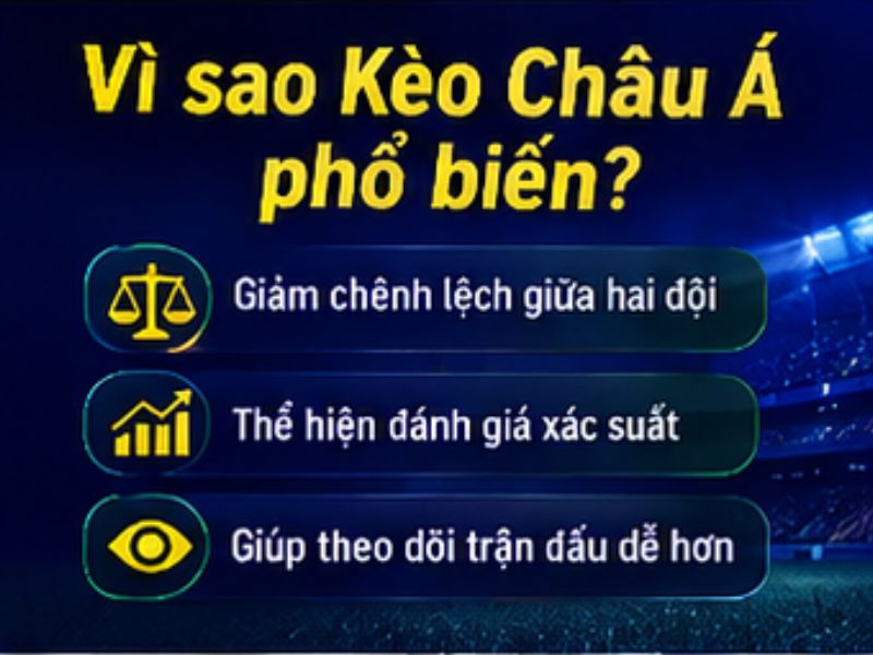 Vì Sao Kèo Châu Á Phổ Biến